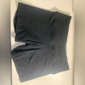 Lulu lemon black reversible  biker shorts